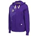 Minnesota Vikings  Pure Heritage II Long Sleeve Fullzip Slub Fleece Hoodie,Regal Purple/Yell Gold/White,X-Large