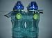 New Wave 1 Liter 2 Glacier Blue Eastar BPA Free Water Bottle