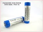 2 x Enerpower+ 3400 mAh Li-Ion Akku F...