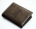 Echt Leder Geldbörse Portemonnaie mit vielen Taschen und Einlagen WILD NEU