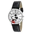 Disney Women`s MCK493 Mickey Mouse Modern Black Strap Watch