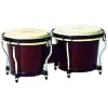 Tycoon Percussion 6 Inch & 7 Inch Ritmo Bongos - Mahogany Finish