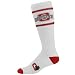 Ohio State Buckeyes White Striped Logo Tall Socks