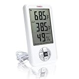 Timex TX5170 Indoor/Outdoor Thermometer with Indoor Hygrometer and Clock