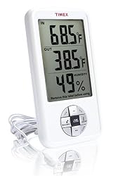 Timex TX5170 Indoor/Outdoor Thermometer with Indoor Hygrometer and Clock