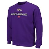 Baltimore Ravens Purple Classic Heavyweight III Pullover Crew Sweatshirt (XX-Large)