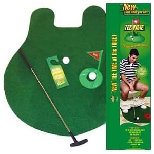 Tee Time Toilet Potty Puter, For that person in your life that takes their time..