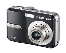 Samsung S860 8.1MP Digital Camera with 3x Optical Zoom (Black)