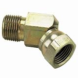 Buyers 3/4in. F NPSM x 3/4in. M NPTF 45 Degree Swivel Adapter