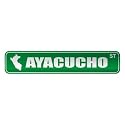 " AYACUCHO ST " STREET SIGN CITY PERU