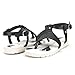 DREAM PAIRS Serena C BOBO-1 Girl's Summer Rhinestones Thong Ankle Strap Flat Sandals