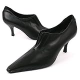 Donald J Pliner -- *Lyndie 06a Blk/Blk Baby Calf Elastic -- Women's Shoes,Pumps