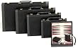 Magnetic Black Suede Backgammon Set - 9"