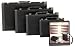 Magnetic Black Suede Backgammon Set - 9"