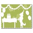 Happy Birthday - Set of 10 Pop-up Style Invitations