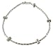 Anklet, 'Floral Scrolls' 10 L