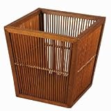Storage or Waste Basket in Bamboo by Whitney Design