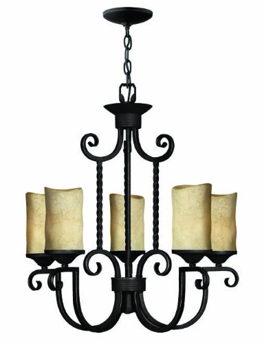 Hinkley Lighting 4015OL 5 Light Casa Chandelier, Olde Black