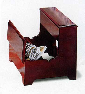Cherry Finish Bed Step Stool