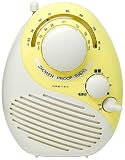 『DRETEC AM/FM 防滴ラジオ「ポルテ」イエロー PR-301YE』の写真