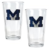 Michigan Wolverines NCAA 2pc Pint Ale Glass Set