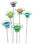 Boston Warehouse Pop O'Fleur Garden Stake Candles, Set of 6