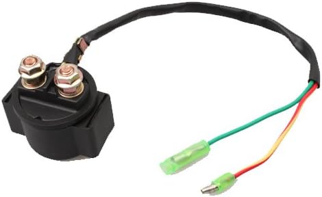 Starter Relay Solenoid without Cap for Motorcycle 50cc-250cc ATV Quad Dirt Bike Pit Bike Go Kart Scooter Moped Chopper