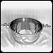 Kitchen & Housewares : Punch Bowl, Fleur de Lis Style