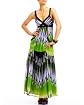 Abstract Print Pocketed Maxi Dress main image