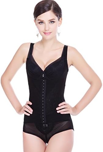 PLEMO Women's Body Briefer Slimmer Workout Training Shapewear Bodysuit Torset