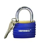 Brinks 181-40501-4 1.5 Covered Solid Brass Padlock