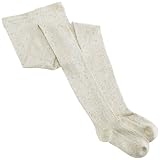 Steve Madden Legwear Women's Sweater Cable Knit Tight,Ivory,M/T