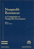 Nonprofit Resources: A Companion to Nonprofit Governance