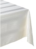 Waterford Table Kylemore 70-inch by 104-inch Oblong Tablecloth, Ivory