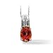 Twilight Topaz and Diamond Accent Pendant