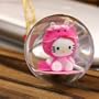 Sanrio Hello Kitty Costumed Chinese Zodiac Sign in Water Ball Zipper Pull - Dragon