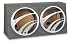 Q-Logic Double Driver Hatchback and Trunk - Subwoofer enclosure - MDF