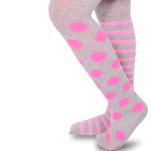 TeeHee Naartjie Kids Girls Stripes with Dots Tight