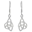 Sterling Silver Celtic Knot Dangle Earrings