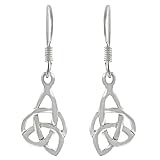 Sterling Silver Celtic Knot Dangle Earrings