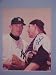 Yogi Berra New York Yankees Pictured With Allie Reynolds New York Yankees Signed In Person Autographed Color Photo Professionally Matted 12 X 15 Size Signature Acquired Directly From The Player