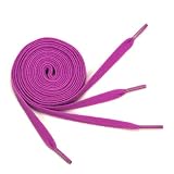【全19色】カラフル 靴ひも 110〜120cm 1足組(2本入り) 靴レース シューレース スニーカーに最適 ライトパープル Shoelace(1980-16) 1cm