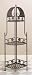 52.5" High 3-Tier METAL CORNER SHELF / BAKER STAND with Modern Art Deco Style (2 Piece Set)