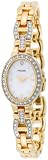 Pulsar Women's Crystal Dress Gold-Tone Mother-of-Pearl Watch #PEGA62