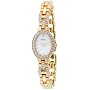 Pulsar Women's PEGA62 Crystal Dress Gold-Tone Mother-of-Pearl Watch