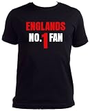 ENGLANDS NO.1 FAN Dad T-Shirt - Football World Cup 2010 Clothing, Small