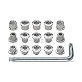 FSA Chainring Torx Bolt Set Triple 15 Piece Silver