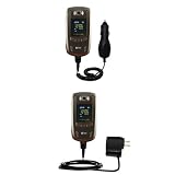 Essential Kit for the Samsung SCH-U520 - includes Car and Wall Charger with Rapid Charge Technology - Gomadic Brand w/ TipExchange Technology