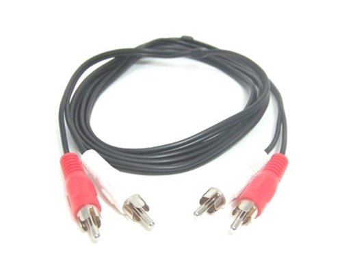 6 FT 2 RCA STEREO AUDIO CABLE PATCH AV SOUND CORD 6FT