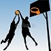 Wallmonkeys Peel and Stick Wall Decals - Basketball Players - Removable Graphic